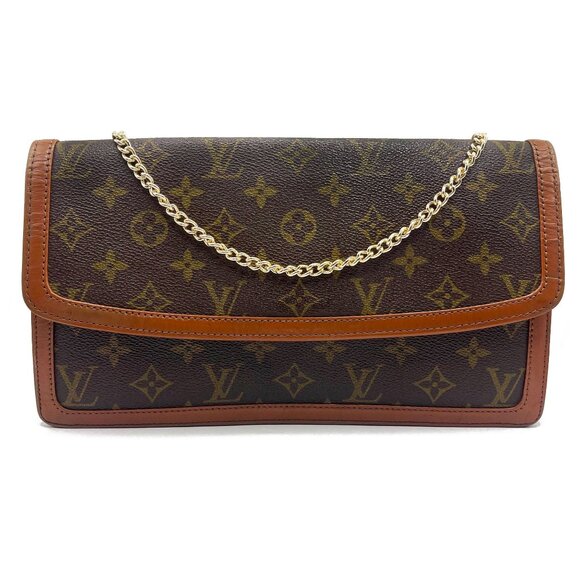 Louis Vuitton Monogram Clutch Pochette Dame GM Purse Vintage 1983 - Picture 2 of 15